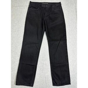 Express Blake Jeans 34x34 Black Loose Straight Leg